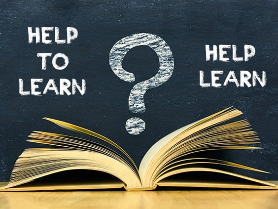 how to use help learn or help to learn in English
