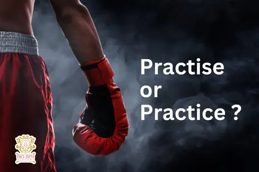 Know the usage for practise and practice